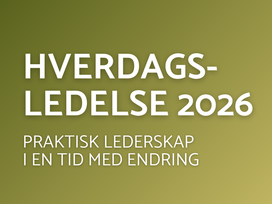 Kurs: Hverdagsledelse – små steg, stor effekt (Kristiansund)